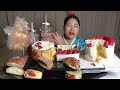 딸기+생크림 딸기 디저트 10만원어치 다 털어~디저트39 딸기케이크 먹방 strawberry dessert strawberry cake mukbang