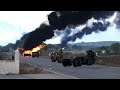 Horrifying! 5000 US and German soldiers crossing the border ambushed by Russian troops - ARMA 3