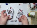 Spooky Halloween Tags! How to make tags for your junk journal 🎃neverwares🎃