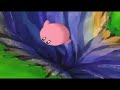 Kirby falls with different screams.