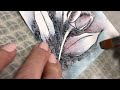 Learn how to use Elegant Writer pens and DecoArt Media Acrylic Fluids to create watercolor cards.