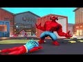 SUPERHERO's Story: Sad ending of Team Spider-Man fighting Team Hulk bad guys | Spider Junior