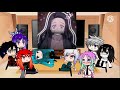 Past hashiras react to tanjiro and nezuko/gacha club reaction video