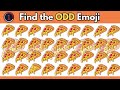 Find the ODD ONE OUT | Find the ODD Emoji 😎| Brain-Quiz