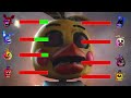 [SFM FNaF] Top 5 HOAXES vs Fights WITH Healthbars