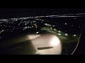 Night landing at Chicago O'Hare airport from Las Vegas American Airlines  May 8 2021