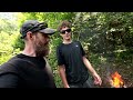 Adventure Camping in Canada - Fishing, Primitive Fire Cooking, Tenting