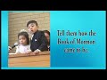 Primary Presentation: I want to be a missionary now By: 3 and 5 year old siblings | Team Super Nicos