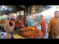 Famous Breakfast street food in Jalalabad Afghanistan | Siri paye | Kabuli pulao | Parati | Milk