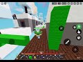 Skywars gameplay (one match)