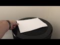 SVS PC-4000 subwoofer vs. sheet of paper