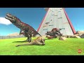 Giant Slope Escape Challenge - Animal Revolt Battle Simulator