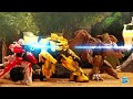 Transformers rise of the beasts stop motion - Bumblebee vs Terrorcons (studio series)