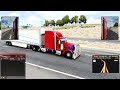 ATS TruckersMP: Optimus Prime delivering cargo from San Francisco to Santa Fe