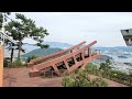 한국 여행 :  여수시 묘도 봉화산 전망대 / Bonghwasan Observatory in Myodo, Yeosu-city / 드론 영상 (Richard Park/리차드박)
