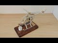 DIY Stirling engine helicopter model micro engine physical air energy external combustion engine