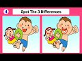 Find Three Differences in 90 Seconds | Can You Spot The Difference ? Brain Boss