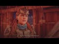 Horizon Zero Dawn vision of the past mission interesting dialogue