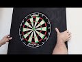 Our New Dartboard! Winmau Blade 6 Unboxing & Installation. How to Install a New Dartboard