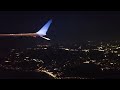 BOS - EWR - United - Evening sunset pushback from gate, taxi, takeoff - June 2024