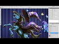 The Greatest Show Pony in Equestria [timelapse speedpainting video]