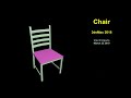 3dsMax Chair - Basic to Intermediate 10 minutes tutorial