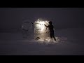 [Heavy Snow]Camping alone in a small car. Car was completely covered with snow.