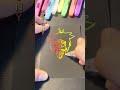 How to draw anything on scratchbook paper with magic popcorn pen easy step by step