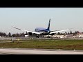 ANA 787 Landing at San Jose Int'l