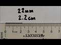 Tutorial:  How to use a metric ruler