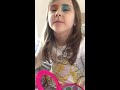 5 year old aspiring make up artest , hello kitty pallet review