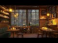 Tranquil Autumn Coffeehouse with Smooth Jazz for Focus, Study, and Relaxation - Coffee Shop Ambience