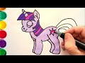 My Little Pony Drawing, Painting and Coloring for Kids and Toddlers 🦄 | Kids Drawings