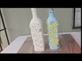3 Ideas increíbles con Botellas de Vidrio/fáciles de hacer/ Glass Bottles Craft Ideas/ DIY♻️