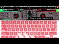 Virtual DJ mesclar con teclado MAPEADO
