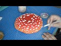 DIY Giant Mushroom! Using XPS foam and DIY Texture Paste with Recipe! Small Thicket