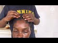 Asmr✨Fast and intense Scalp greasing and massaging between my sis cornrows, with gum cracking.