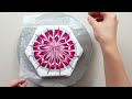 (713) So beautiful pink flower | Reverse dip | Easy Painting for beginners | Designer Gemma77