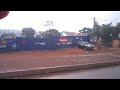 Driving thru Kampala suburb