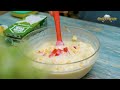 Sago Summer Drink recipe | Sago Custard Fruits Drink Recipe | Sago dessert recipe #sabudanarecipe