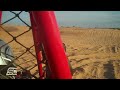 5 Honda Pilots cruising dunes at Little Sahara Oklahoma