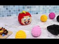 Lego Mukbang WATERMELON Red Food Challenge | Stop Motion & LEGO Food ASMR