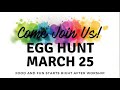 Children Hunt Eggs - March 25