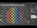 Create a PIXEL PERFECT CHECKERBOARD PATTERN - Adobe Illustrator Beginner Tutorial