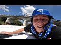 Whitewater Rafting On My EUROPEAN Imported INFLATABLE HOUSEBOAT! (longest urban white water course)