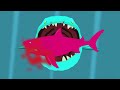 Collection of Battles of Sea Dinosaurs and Monsters | Animation