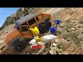 GTA 5 Sonic vs Tails Ragdolls & Falls Ep.1 [Euphoria Physics]