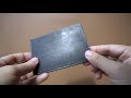 Making a Minimalist Leather Card Wallet from Scraps