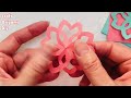 DIY Craft Easy Paper Flower Cherry Blossom Making, How to make Sticky Note Origami Easy Paper Flower