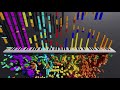 Black MIDI, but every note spawns a physics object... (4k, 60fps, ray traced)